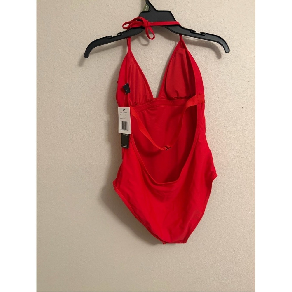 NFL Team Apparel Tampa Bay Buccaneers Red Halter One Piece Swimsuit NWT M - Picture 7 of 11
